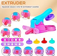 Vista 2 de Sets de herramientas de masa para niños y bebés, lindos accesorios de plastilina con rodillo, molde de masa, caja de almacenamiento, juguetes