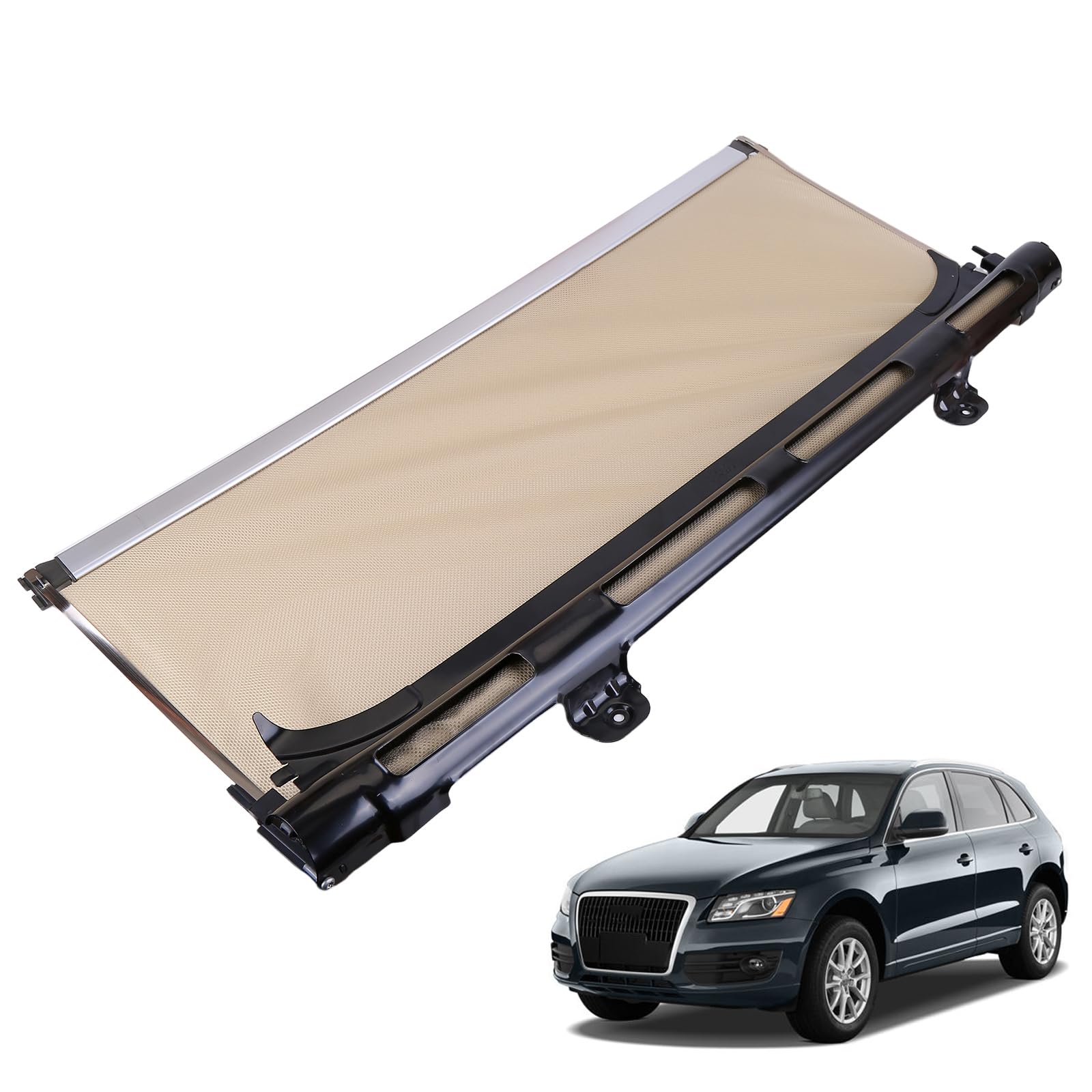 LICHENGTAI 1K9877307B Schiebedach Sonnenblende für VW Jetta Golf Tiguan, für Audi Q5 2010-2017 Auto Schiebedach Sonnenschutz Vorhang Auto Sonnenblende Vorhänge