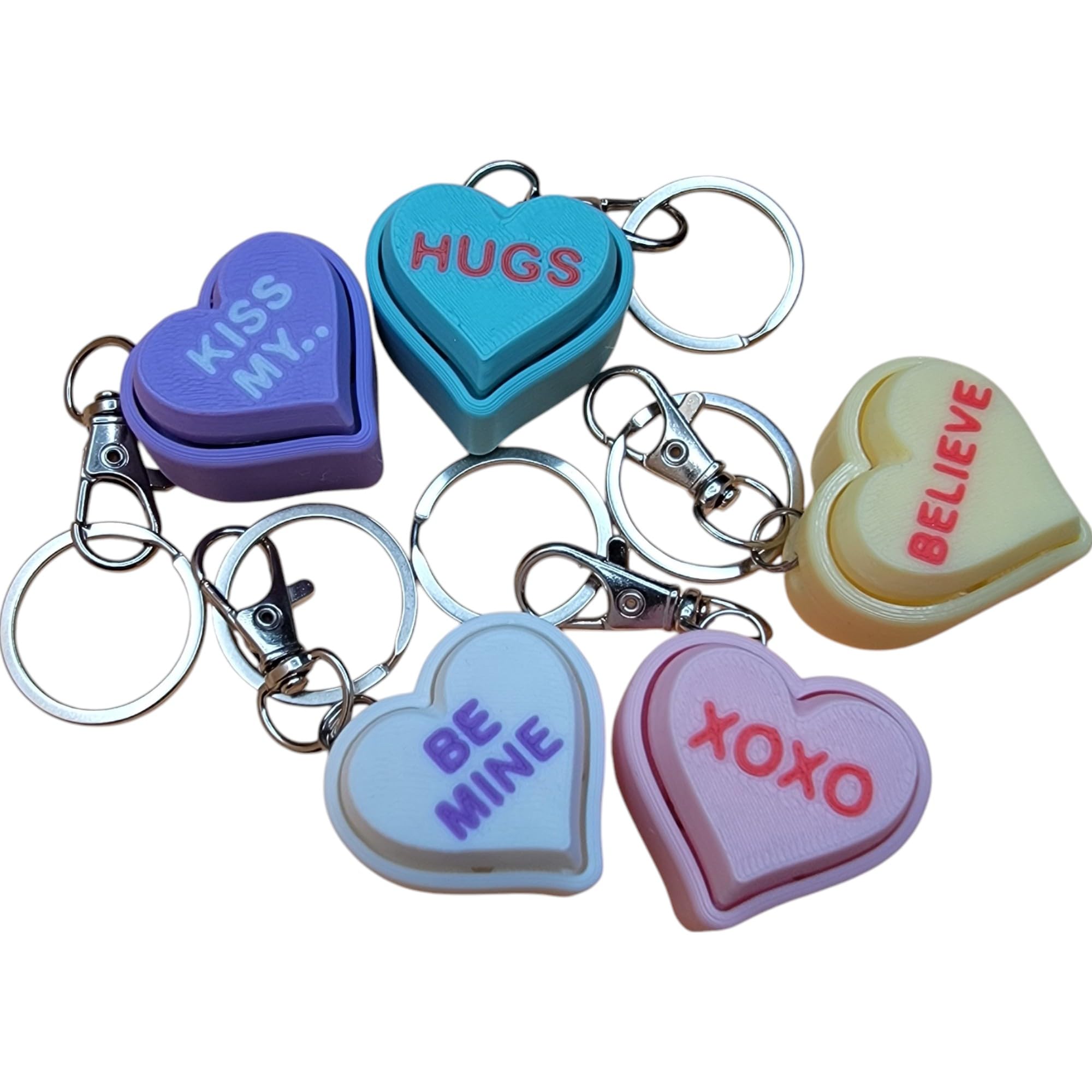 Amazon.com: Geeps Makes Conversation Hearts Fidget Clicker, Stress