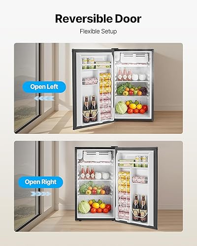 Miniatura 6 de VEVOR Mini refrigerador para dormitorio, refrigerador para el cuidado de la piel de 20 litros con control de temperatura de pantalla táctil, memoria