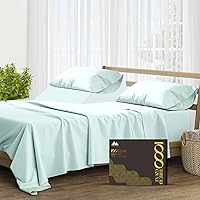 Vista 22 de Mayfair Linen Sábanas de 100% algodón egipcio tamaño individual, juego de sábanas de 1000 hilos de algodón egipcio, 3 piezas (blanco) con bolsillo