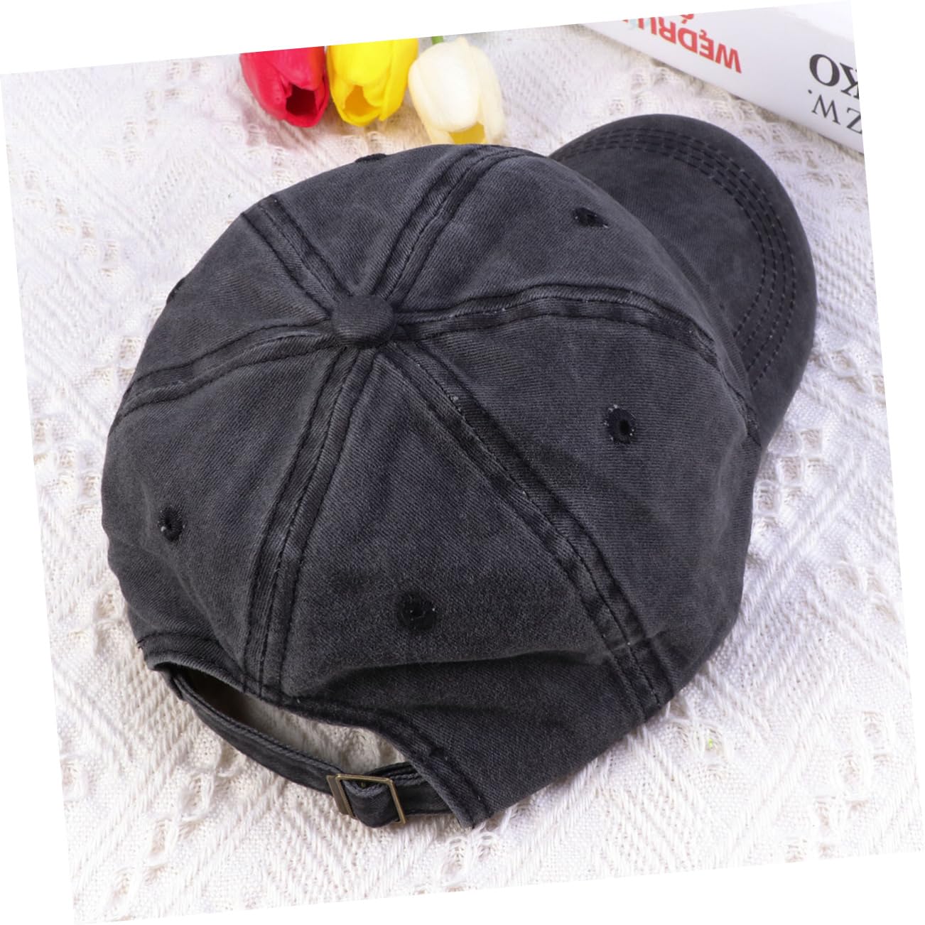 PACKOVE Fashion Denim Baseball Hat Women Men Retro Peaked Cap Comfortable Denim Great for Outdoors