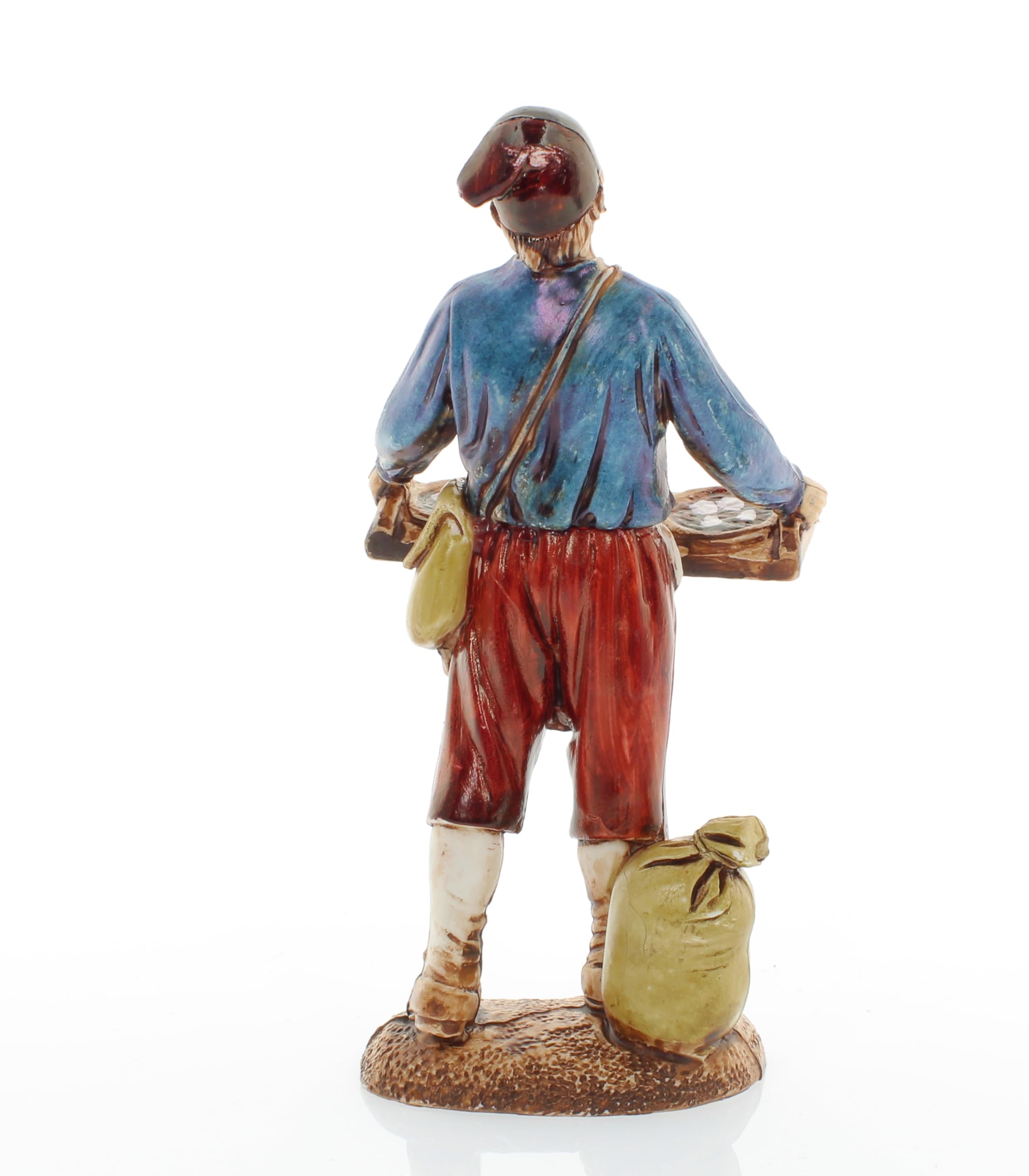Pizzaiolo Napolitain Moranduzzo – Figurines Crèche 12 Cm – Peint Main Italie – Style 700