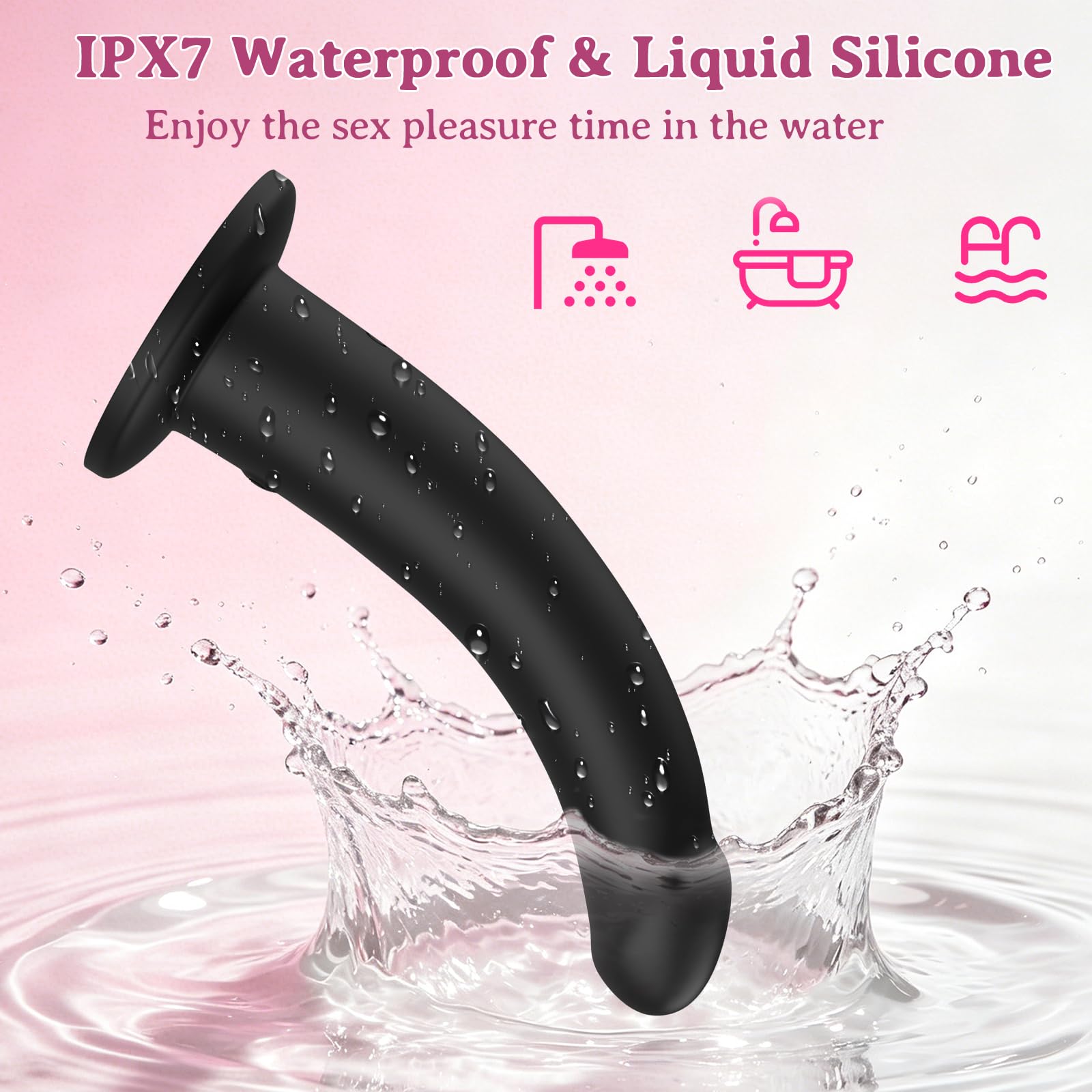 Gode Ceintures Vibromasseur Sextoy - Wordone Gode Ceinture Harnais Portable avec Ventouse&10 Vibrations, Télécommande Stimulation Clitoridienne du Point G, Jouet pour Couple Féminin et Lesbien - Noir
