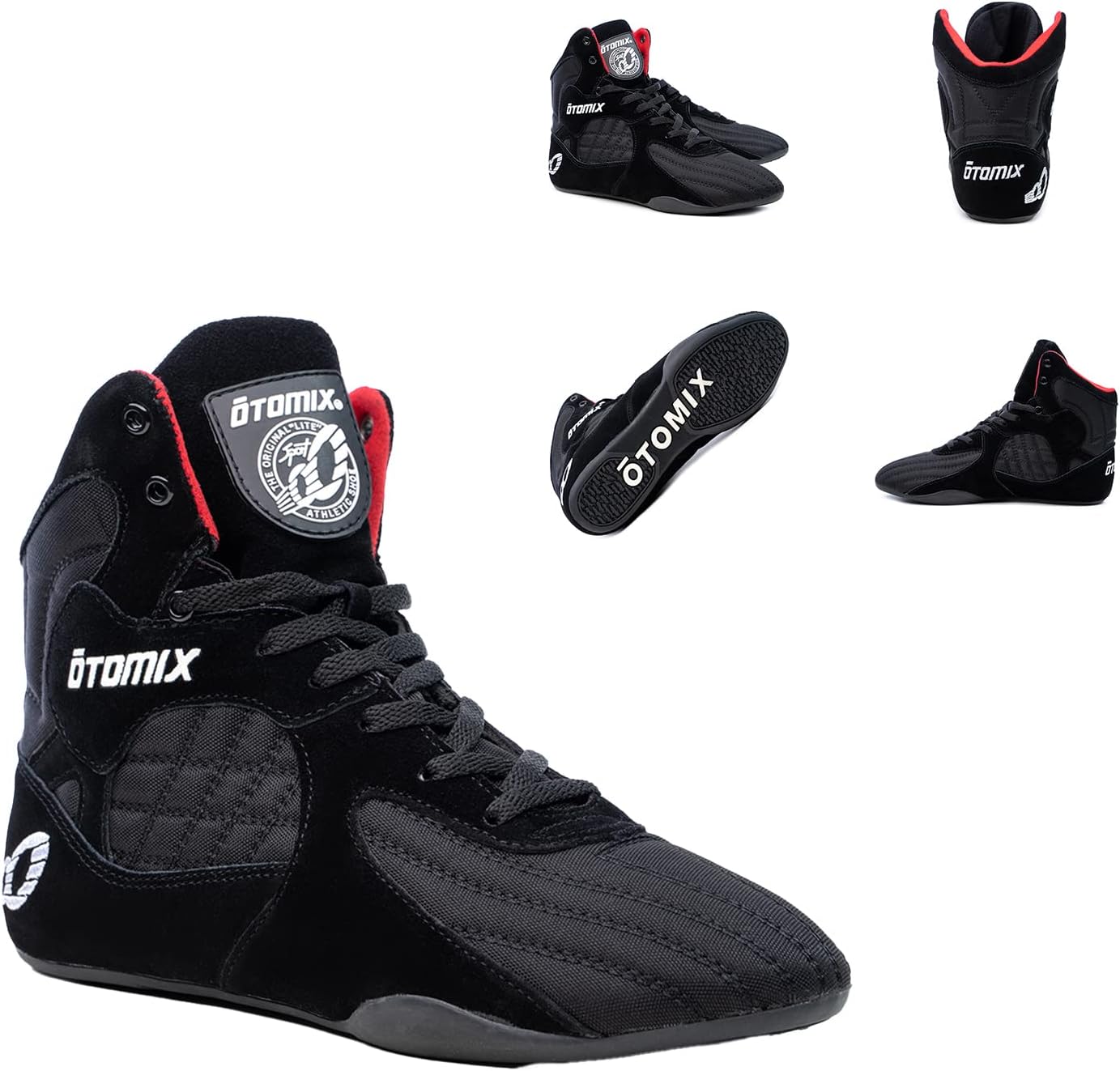 Stingray Escape Bodybuilding, Weightlifting Shoes for Men & Women - Ultimate Traction, Durable & Lightweight Comfortable Fitness Boots for MMA, Wrestling, Boxing, Powerlifting, Gym & Crossfit