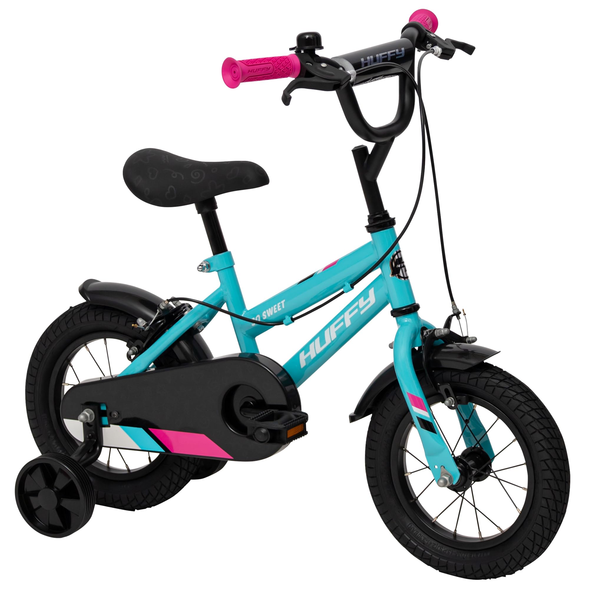 Huffy So Sweet 12" Children's Bike 12" Bike - Pool Blue 3–5 Years 98–112cm Fun Styling & Stabilisers — image 1