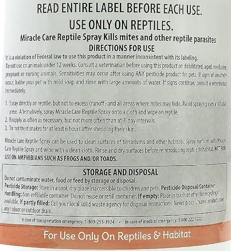 Natural Chemistry Reptile Relief Spray 1Gal #TOP2