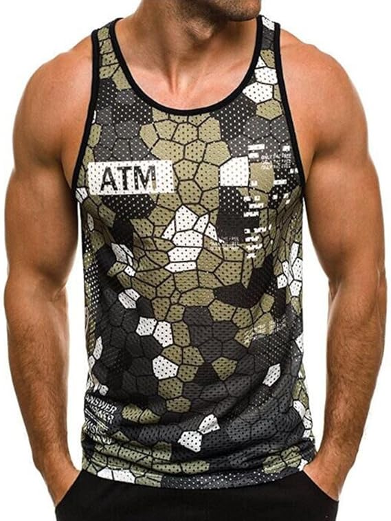 Amazon Mechanc トレーニングシャツ タンクトップ ノースリーブ 速乾 スポーツウェア タンクトップ メンズ夏服おしゃれセット リネン セット メンズ メンズベスト 父の日 シャツ 袖なし 速乾 Tシャツ トレーニング Tシャツ スポーツウェア メンズ 綿 タンクトップ 通販