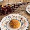 Queen's Bengal 12-Piece Ceramic Tableware Set of 4 Multi-Colour