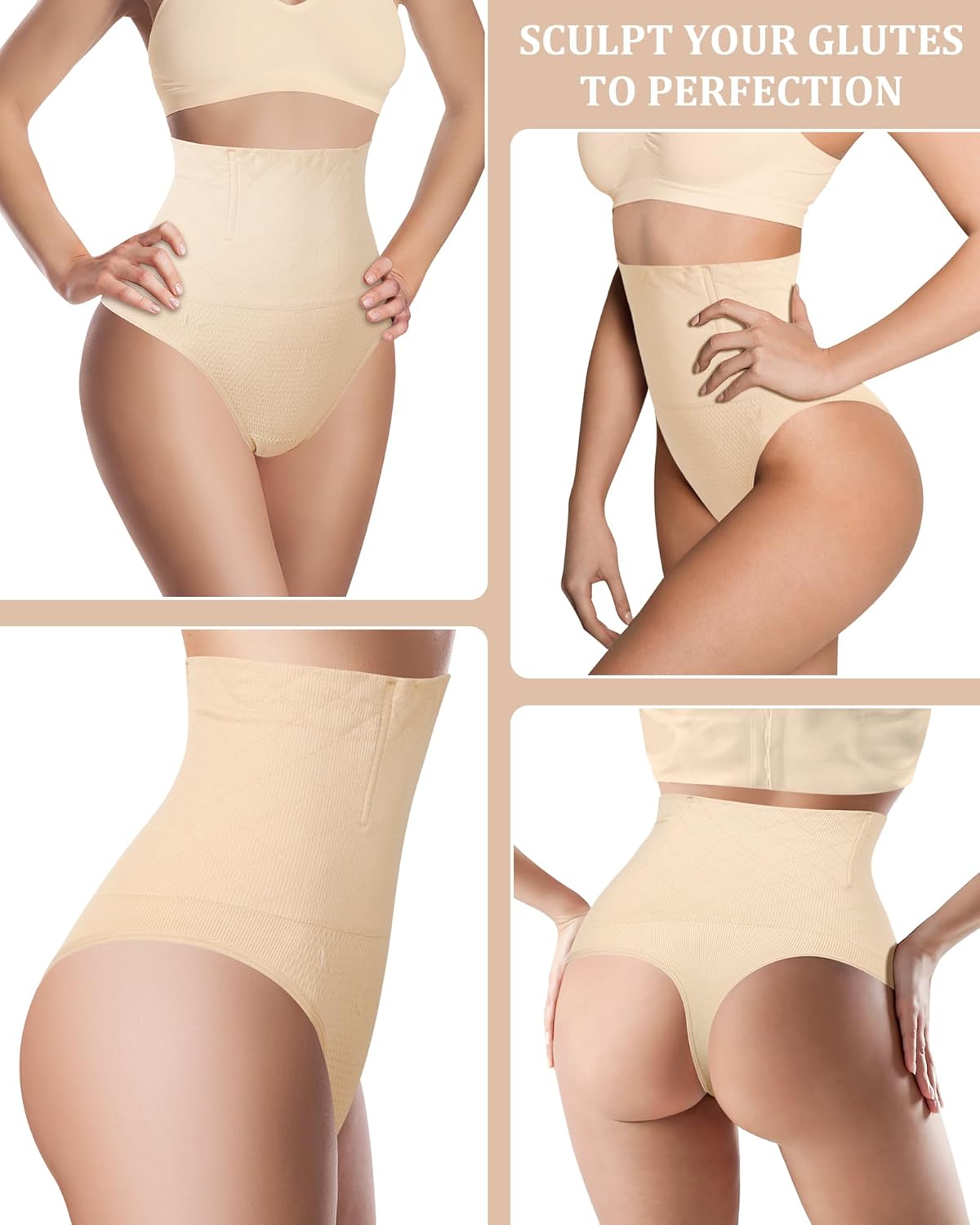Thong Tummy Control Shapewear for Women Underwear Seamless Body Shape Panties - Image 4