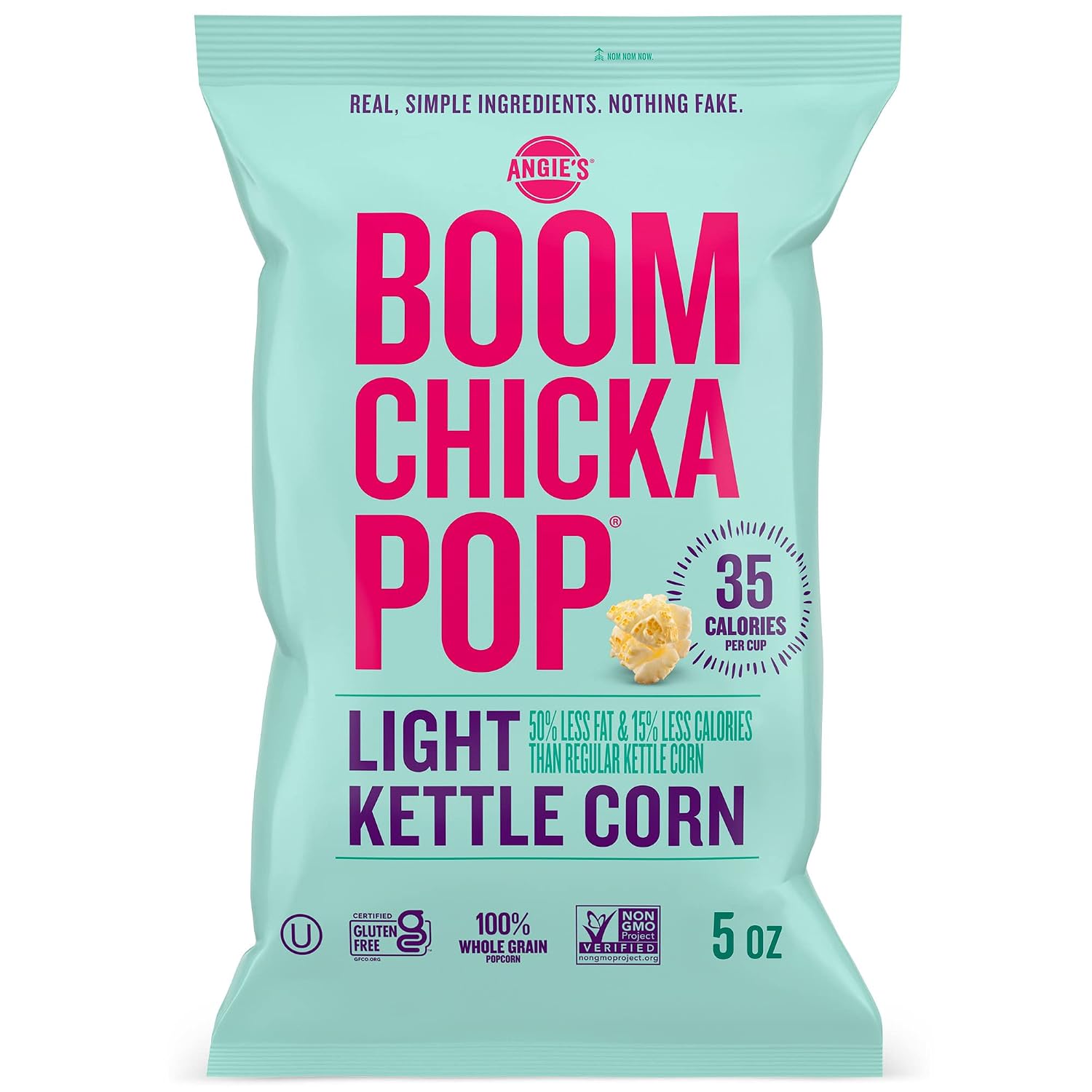 Angie's Boomchickapop Light Kettle Corn Popcorn, 5 Oz