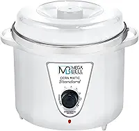 Mega Bell, Panela aquecedora de cera para depilação, Termocera, Cera-Matic Standard, Sem refil, Bivolt, 700g, Branco