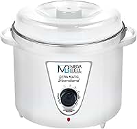 Mega Bell, Panela aquecedora de cera para depilação, Termocera, Cera-Matic Standard, Sem refil, Bivolt, 700g, Branco