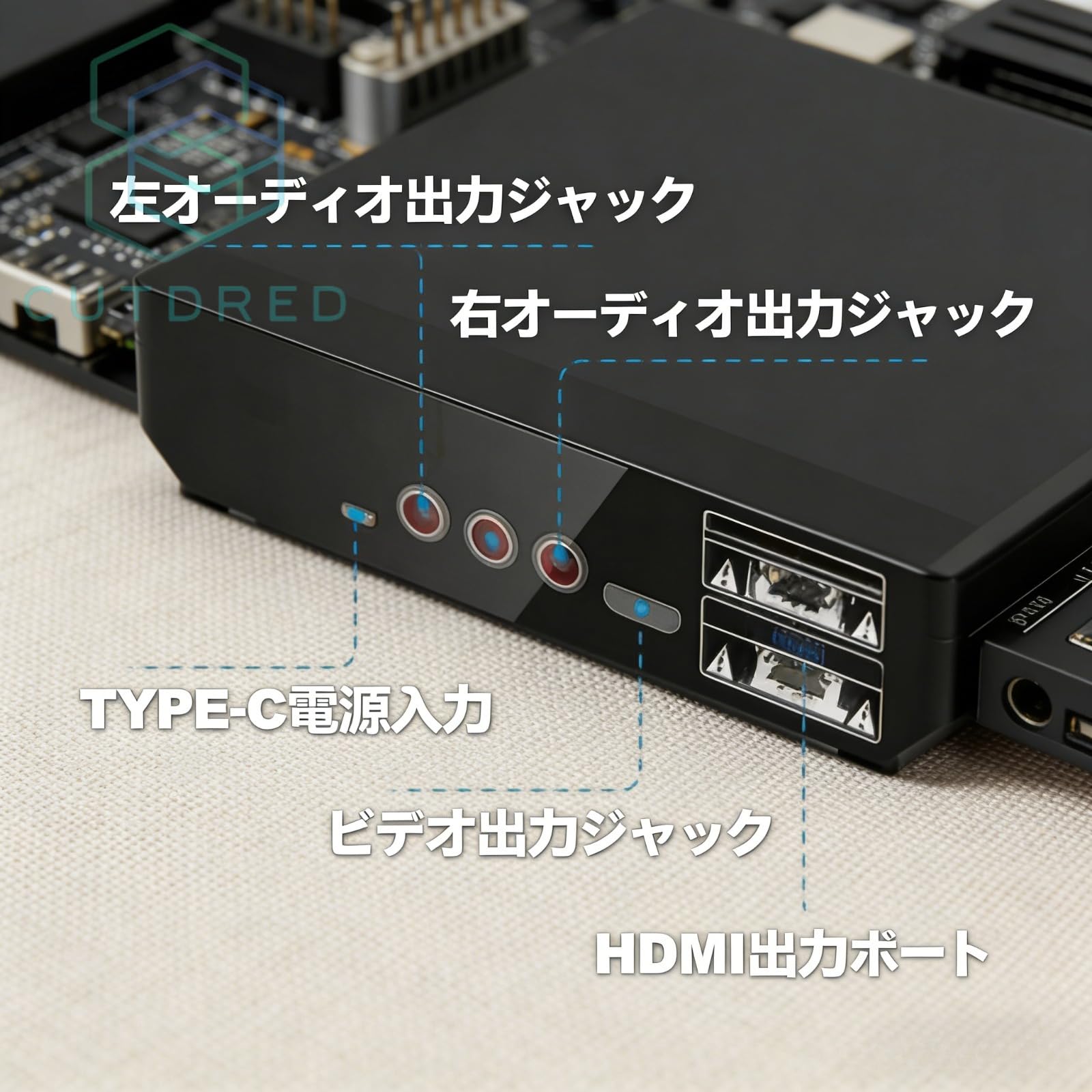 Amazon.co.jp: Cutdred ブルーレイプレーヤー 1080p 全地域でPAL/NTSC