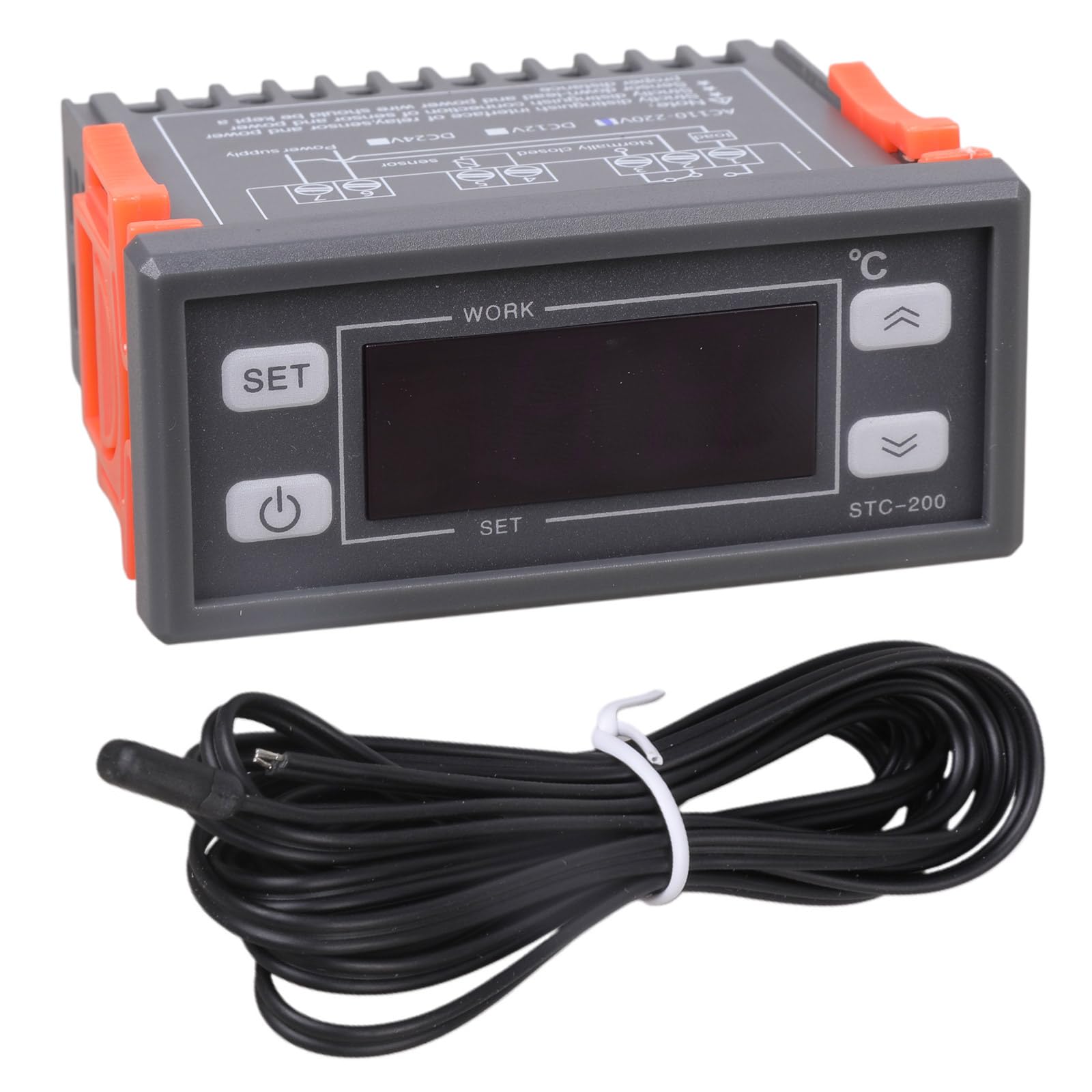 Yhplxyuus Digital Display Temperature Controller Thermostat Refrigeration Heating Controller Thermoregulator Thermostat 220V Temperature