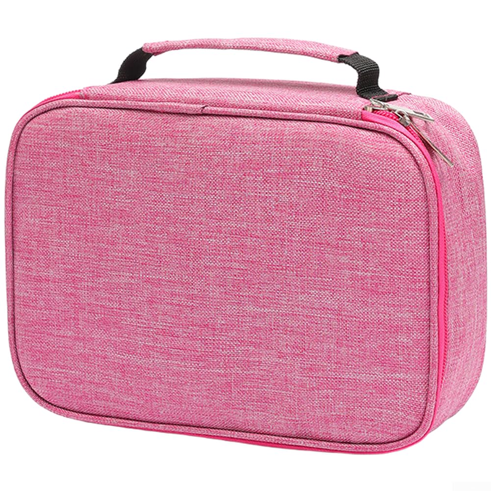 Estuche Escolar Poliéster al Agua Grande Estuche Escolar Poliéster(Pink)