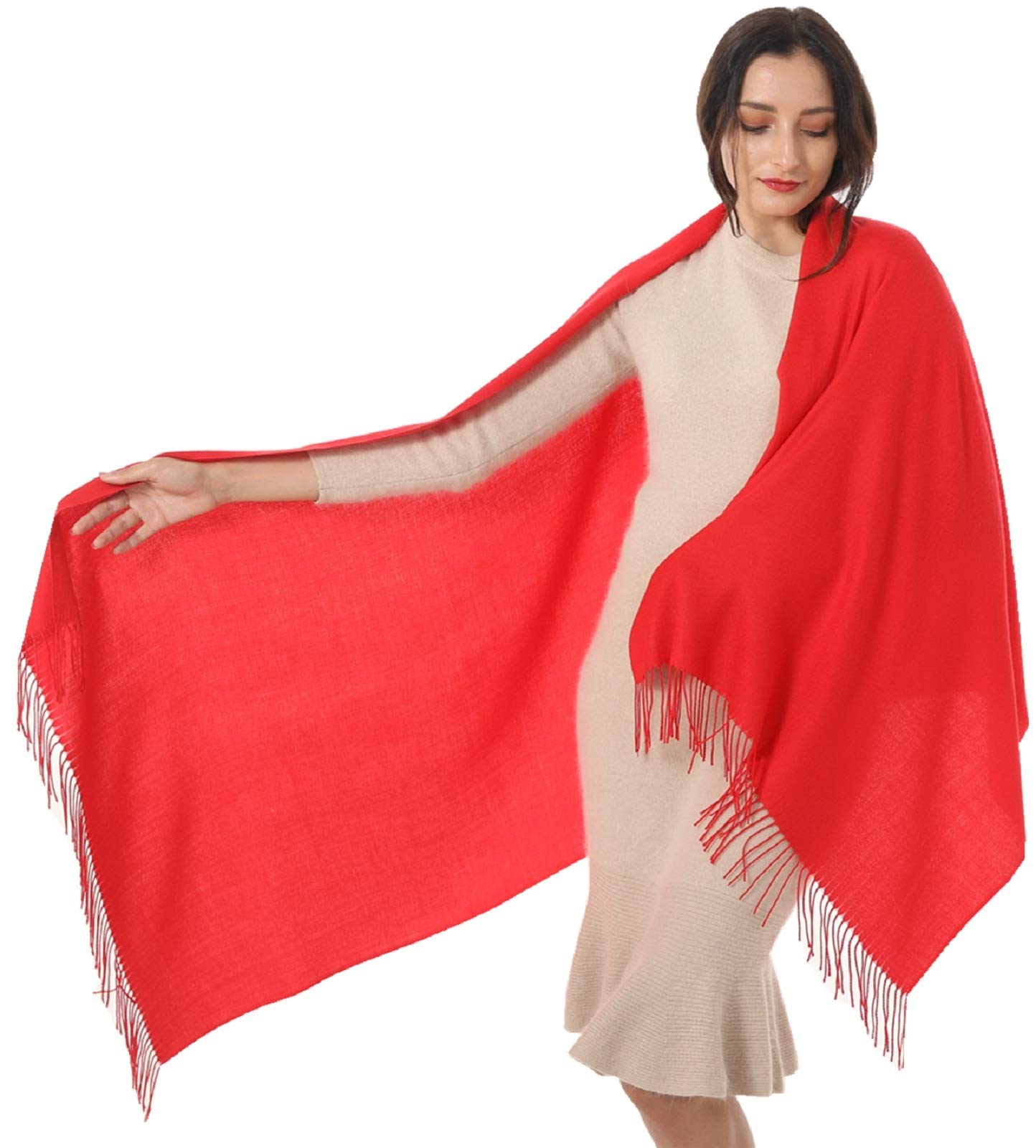 twoyek Womens Scarf Pashmina Shawls and Wraps for Evening Dress Wedding Bridesmaid Gift-picture-43