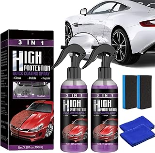 Nano Coating Pro Spray for Cars,Veteran Nano Coating Agent Spray,High Protection 3 in 1 Spray,Ceramic Car Coating Spray 3 En 1,High Protection Quick Coating Spray,Coating Agent Spray for Vehicle (2)
