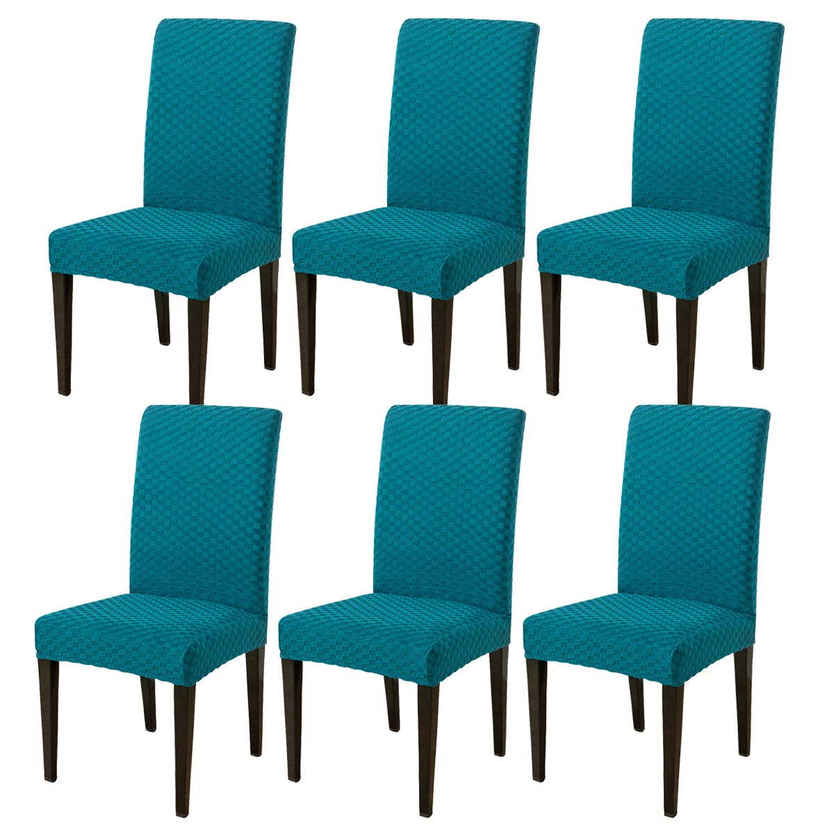 Housse de chaise extensible pour protéger et rénover un dossier haut