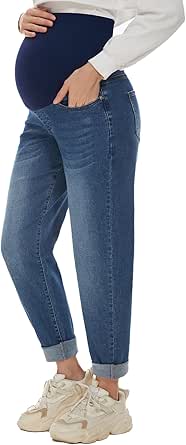 Damen Boyfriend Jeans Chino Baggy Harems Hose Hüftjeans Denim Girlfriend D35 eBa