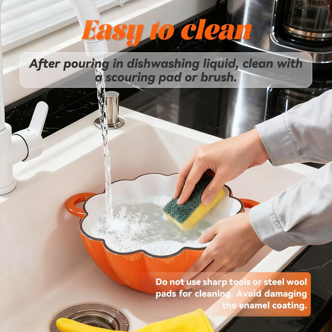 Pumpkin Wood Stove Steamer, Cast Iron Fireplace Humidifier, 2.4 Quart Capacity, Wood Stove and Fireplace Accessories for Decoration, Halloween Decorations and Gifts