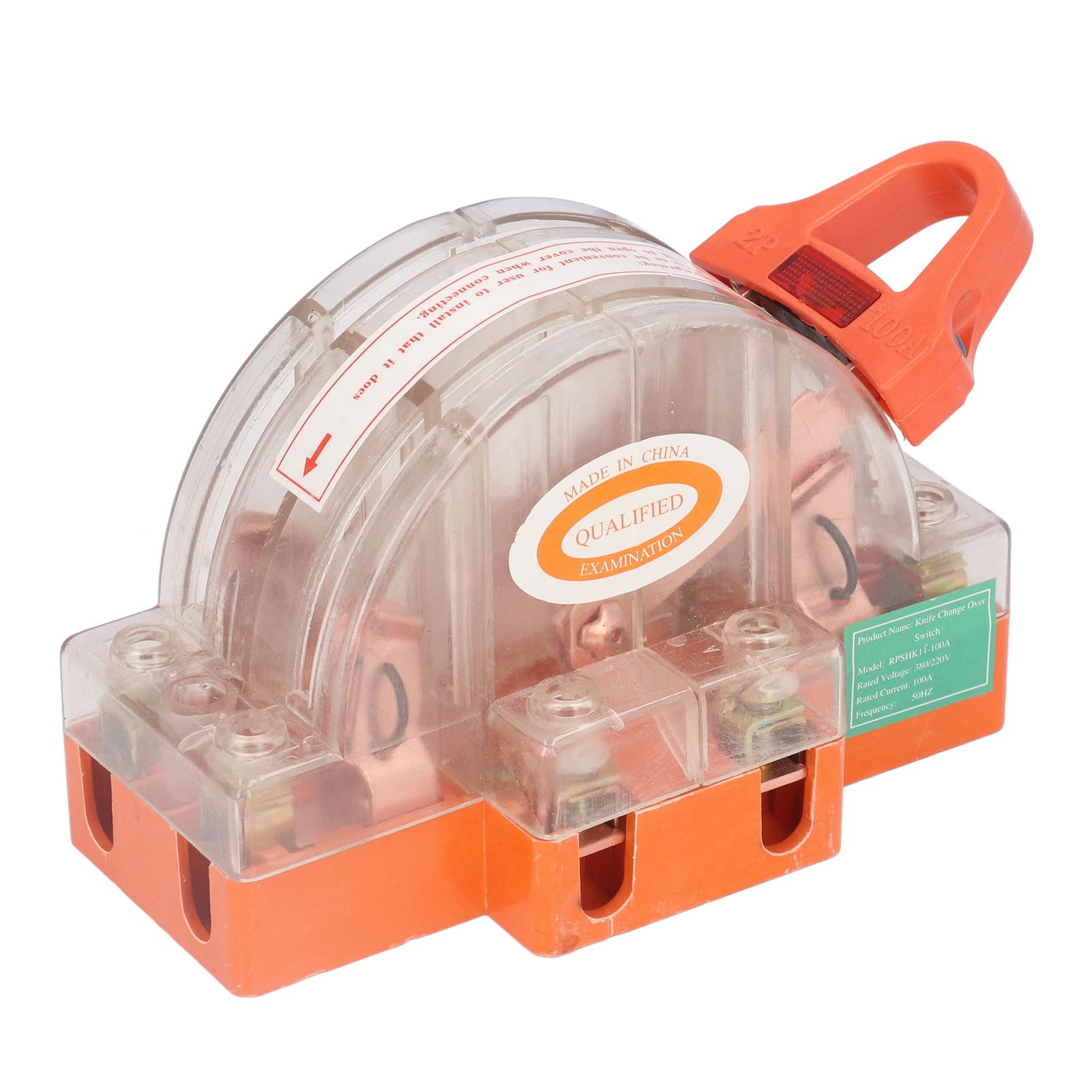 Buy FASJ 100Amp Disconnect Switch, AC220V 2 Pole Double Throw Safety