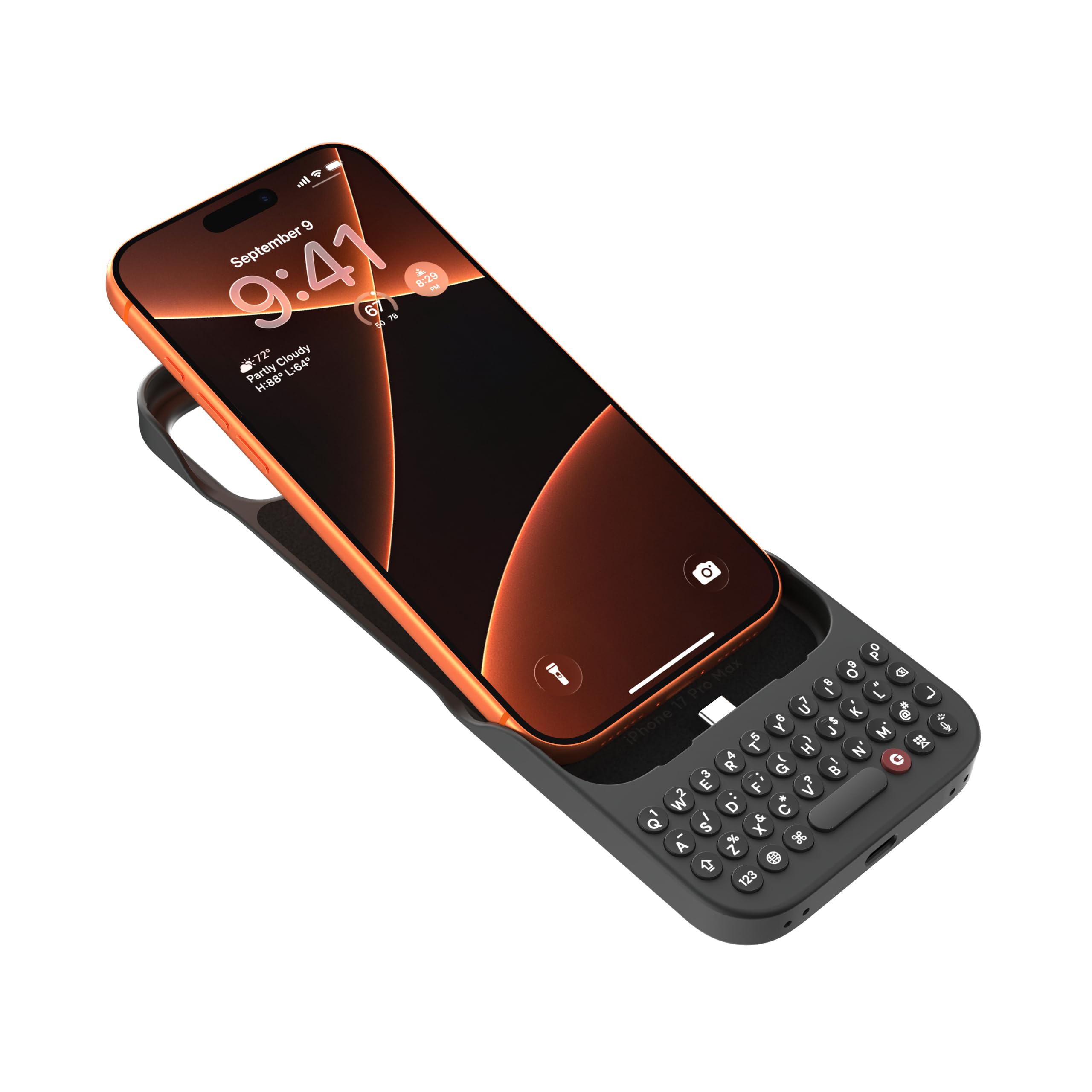 Amazon.com: Clicks Keyboard Case for iPhone 17 Pro Max - Onyx