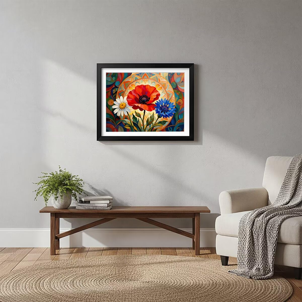 Flower Diamond Painting Kit Adulti Regalo Bambina 135x100cm L-7292
