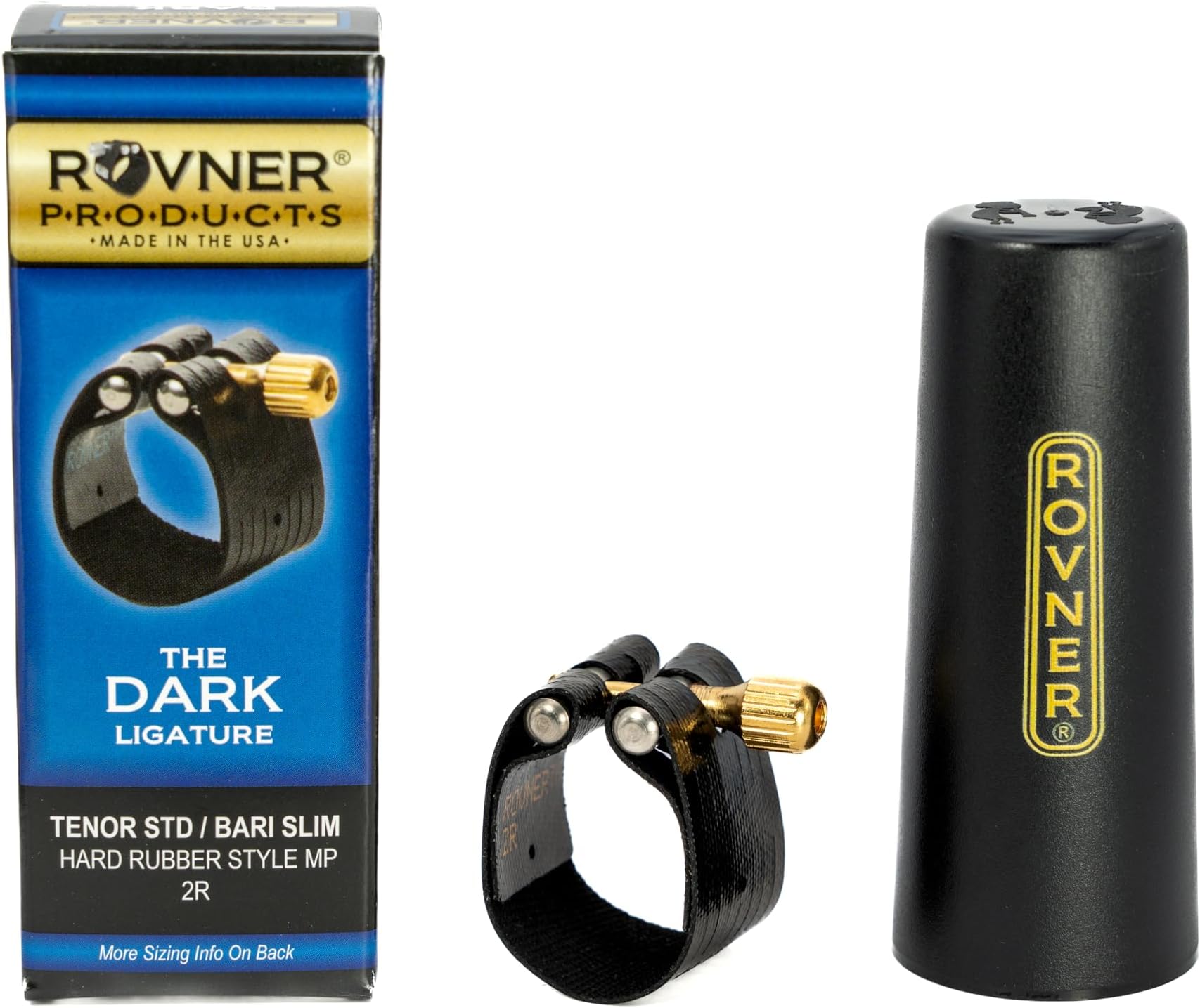 Rovner Bb Tenor Saxophone Ligature - Dark - 2R