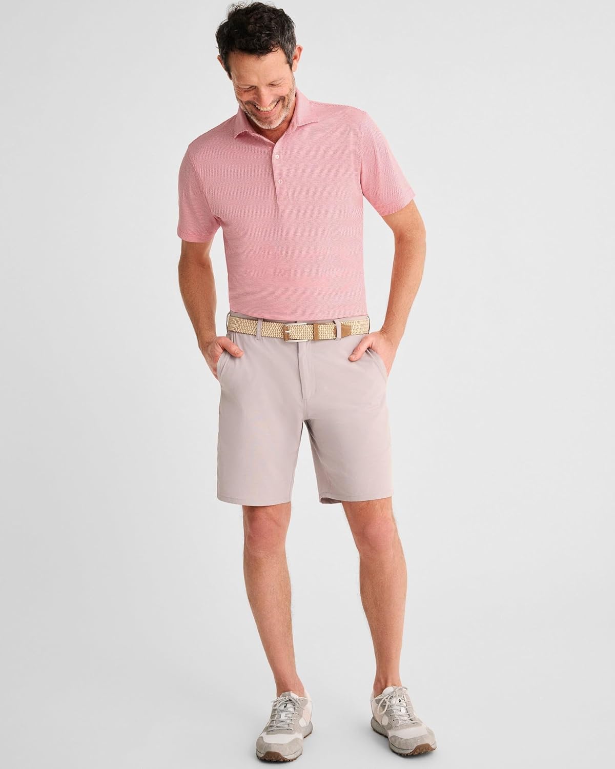 johnnie-O Performance Jersey Polo - Lyndonn Stripe - Image 3