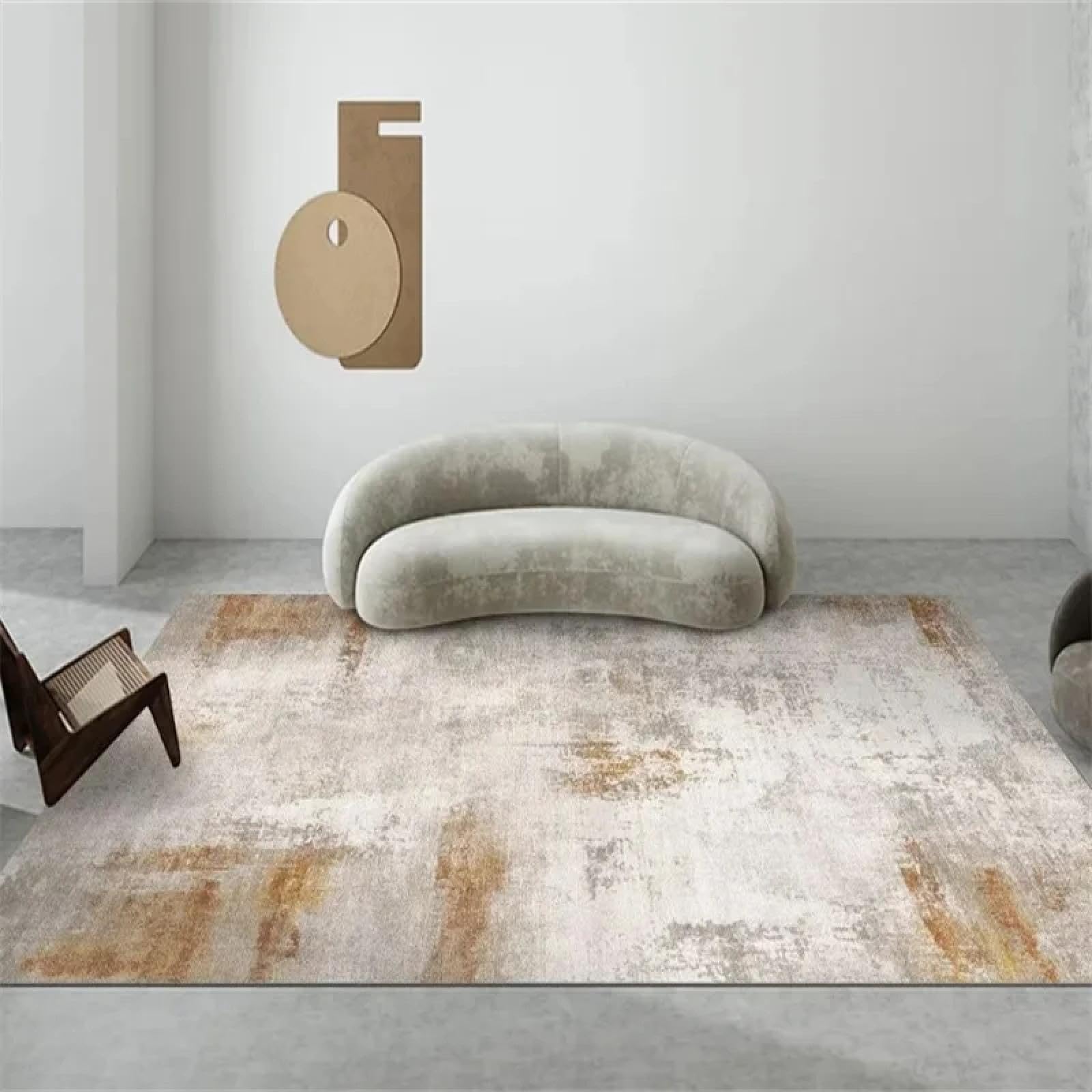 Tapis de salon abstrait antidérapant et sécurisé pour chambre