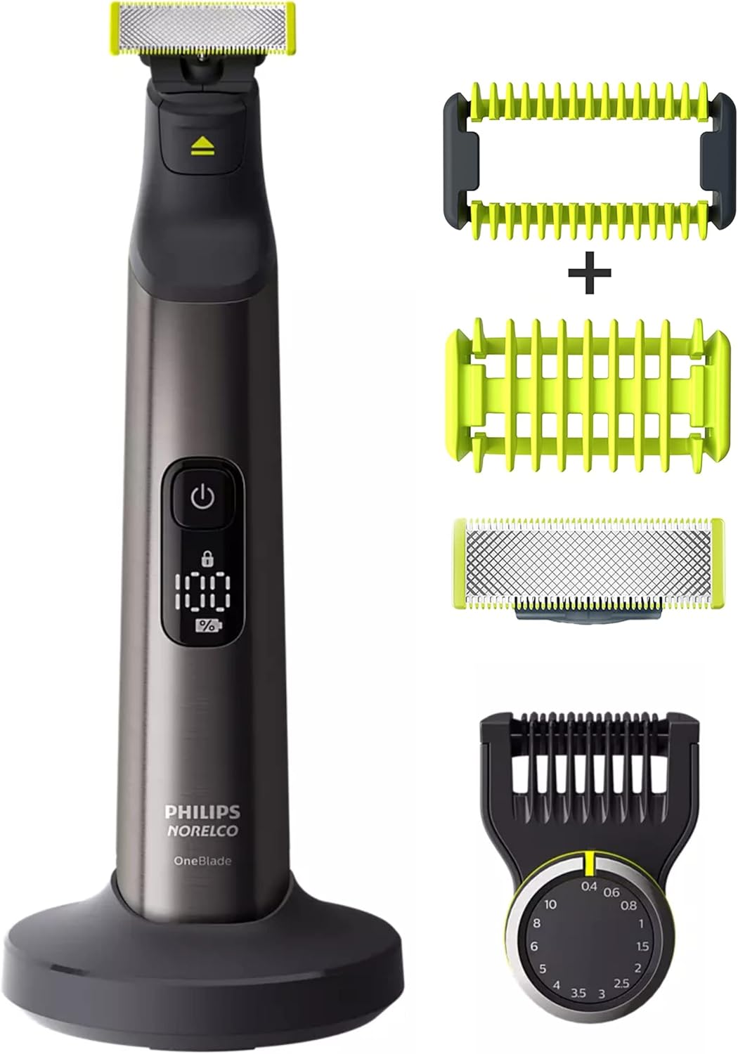 Philips Norelco QP6550/70 OneBlade Pro Hybrid Rechargeable Hair Trimmer ...