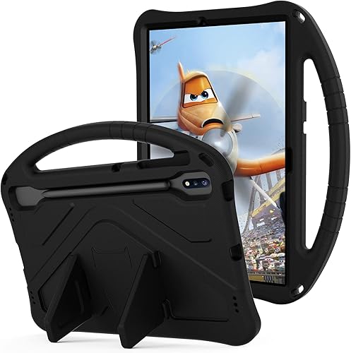 Funda para Galaxy Tab S9 FE PlusTab S9 Plus de 12.4 pulgadas para niños 2023, funda EVA a prueba de golpes con soporte de mango para Samsung S9 FE