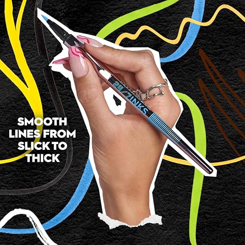 Miniatura 8 de URBAN DECAY Delineador de ojos líquido de 247 tintas, resistente al agua, resistente a las manchas, uso durante todo el día, fórmula vegana, punta