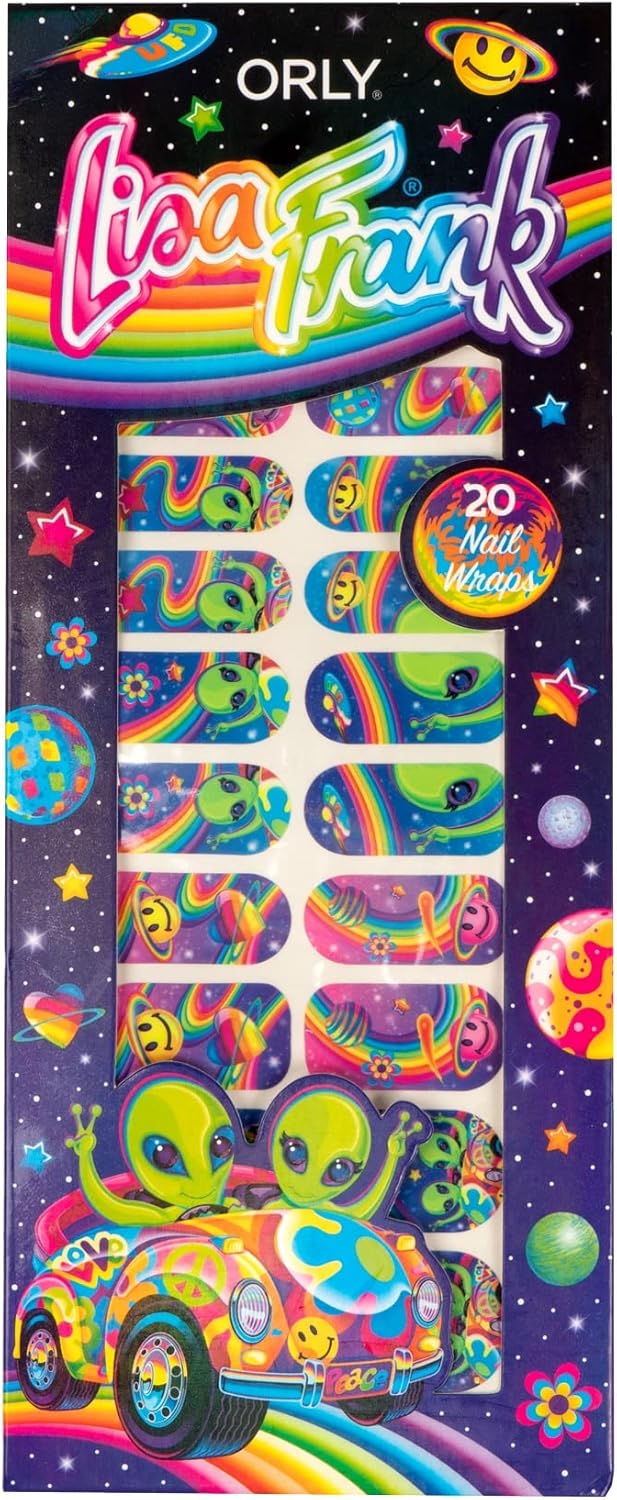 ORLY® x Lisa Frank® Gel Nail Wraps Instant Long Lasting