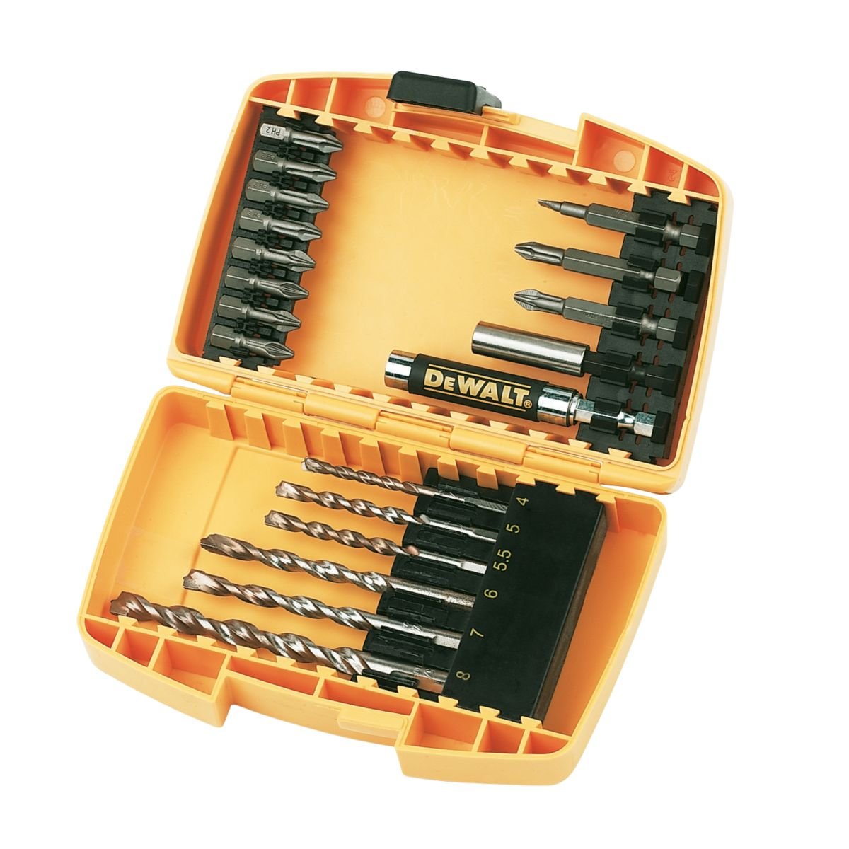DeWalt DT7928B-QZ - Caja pequeña en blíster de 19 piezas con brocas para piedra Extreme