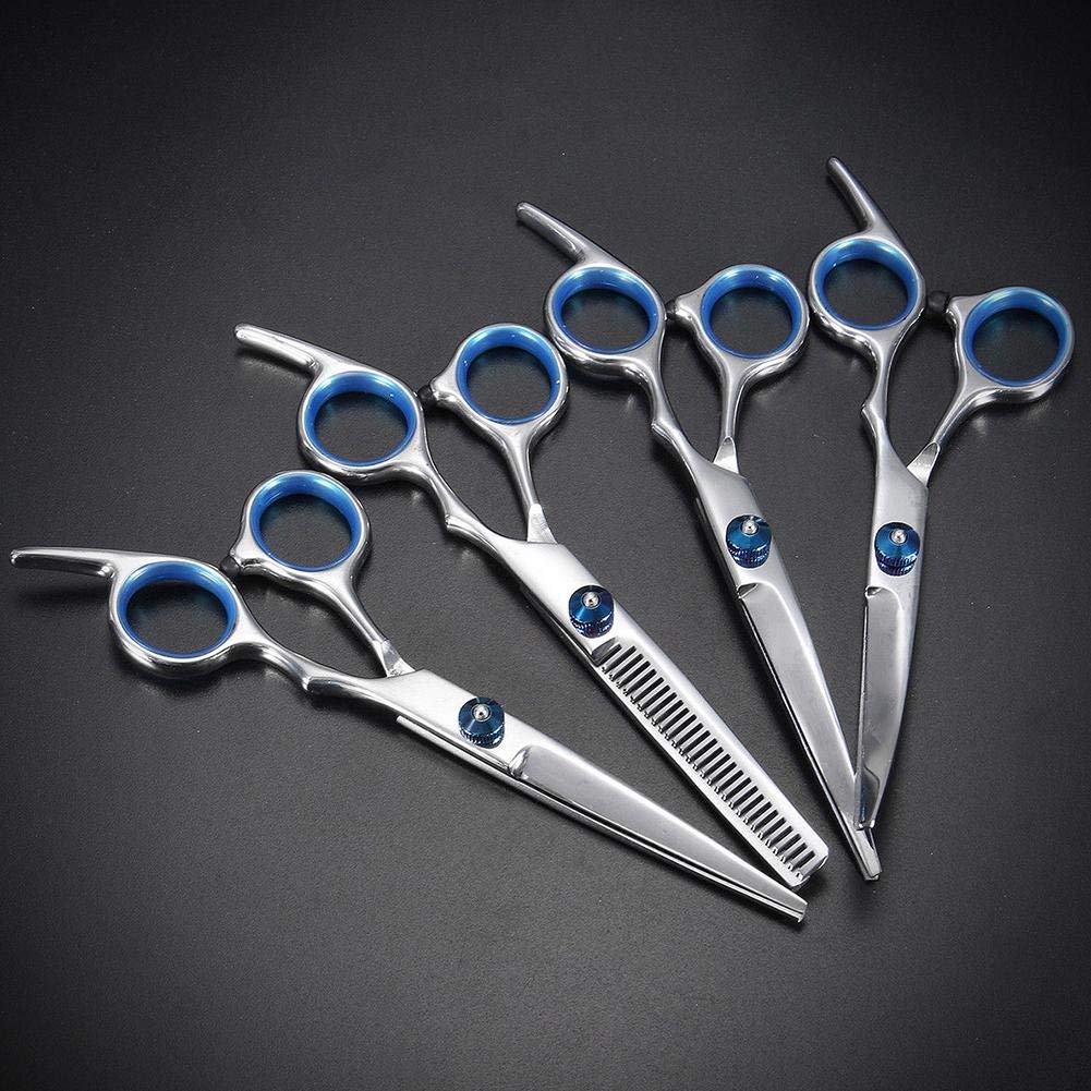 Tool Kit 6-Inch salone professionale del barbiere parrucchiere forbici cesoie di taglio di capelli con il pettine for Pet Grooming lo styling dei capelli 5pcs