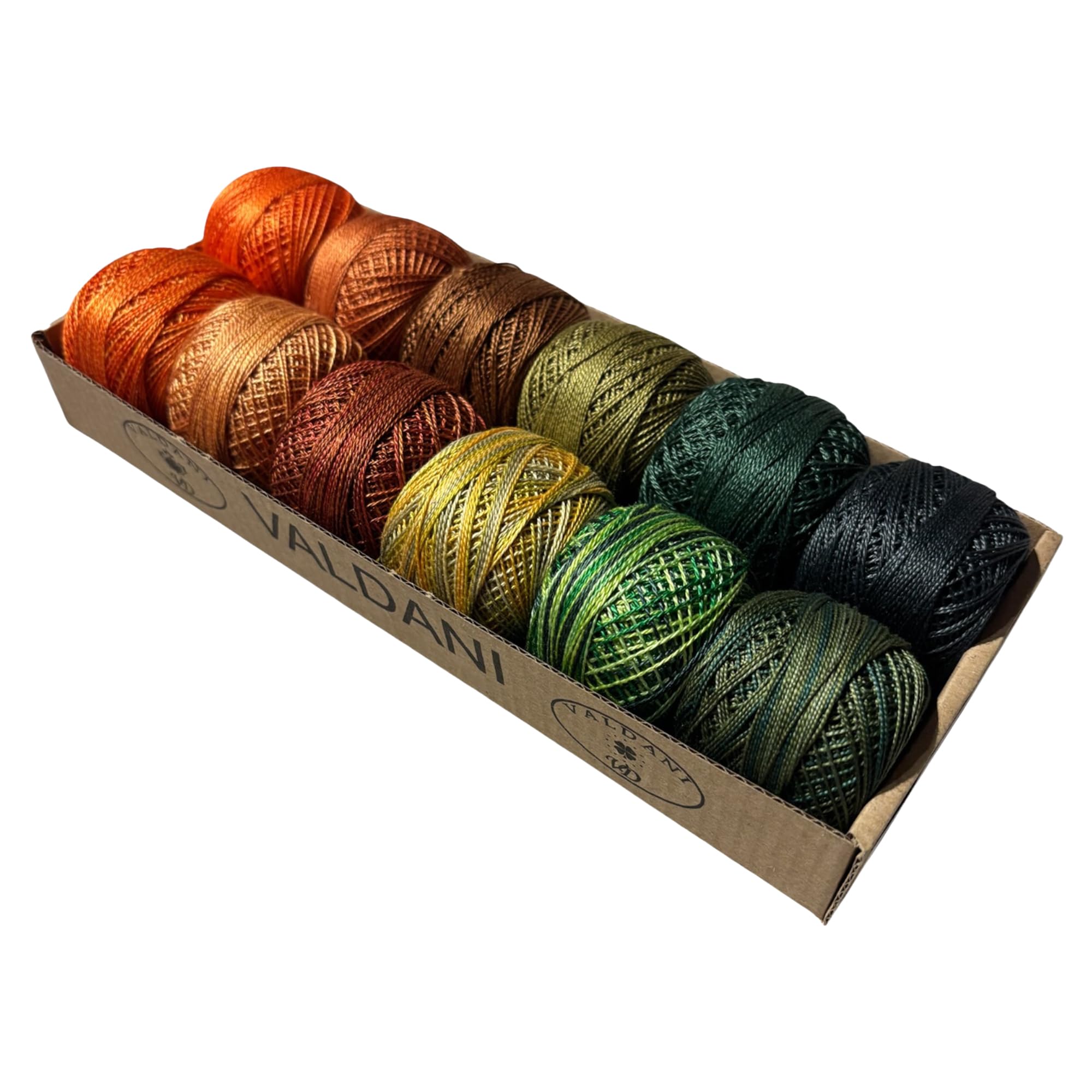 Valdani Pearl Cotton Sz 12 | Accents 2 Quiet Autumn | 109 Yds/Ball