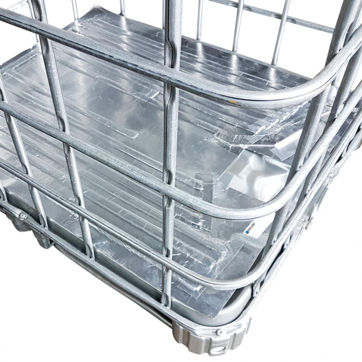 REKUBIK IBC Heizmatte Alukaschiert Bodenheizmatte IP54 (230V) Palettengröße 120x100cm (1000/1250l IBC), Temperatur 60°C