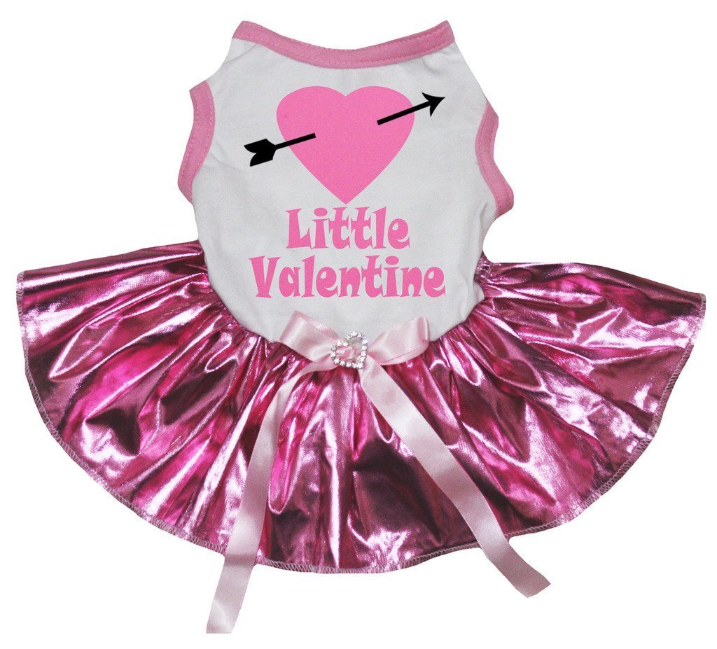 Vêtement pour chien fêter la Saint-Valentin ensemble en tutu noir