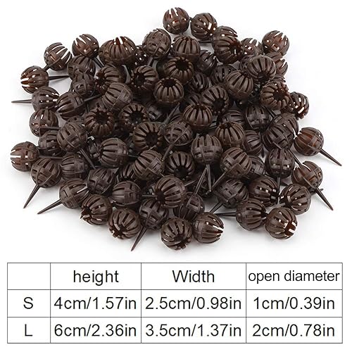 Miniatura 5 de 100 unidsset de fertilizantes cubierta caja cesta portátil seguro attóxico ABS material reutilizable para bonsái planta flor orquídea pequeña planta