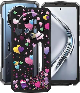 Phone Case for Doogee V40 Pro 6.78", TPU Shockproof Bumper Shell, 360 Drop Protection Shell Ultra-Thin Soft Silicone Cover for Doogee V40 Pro - Balloon