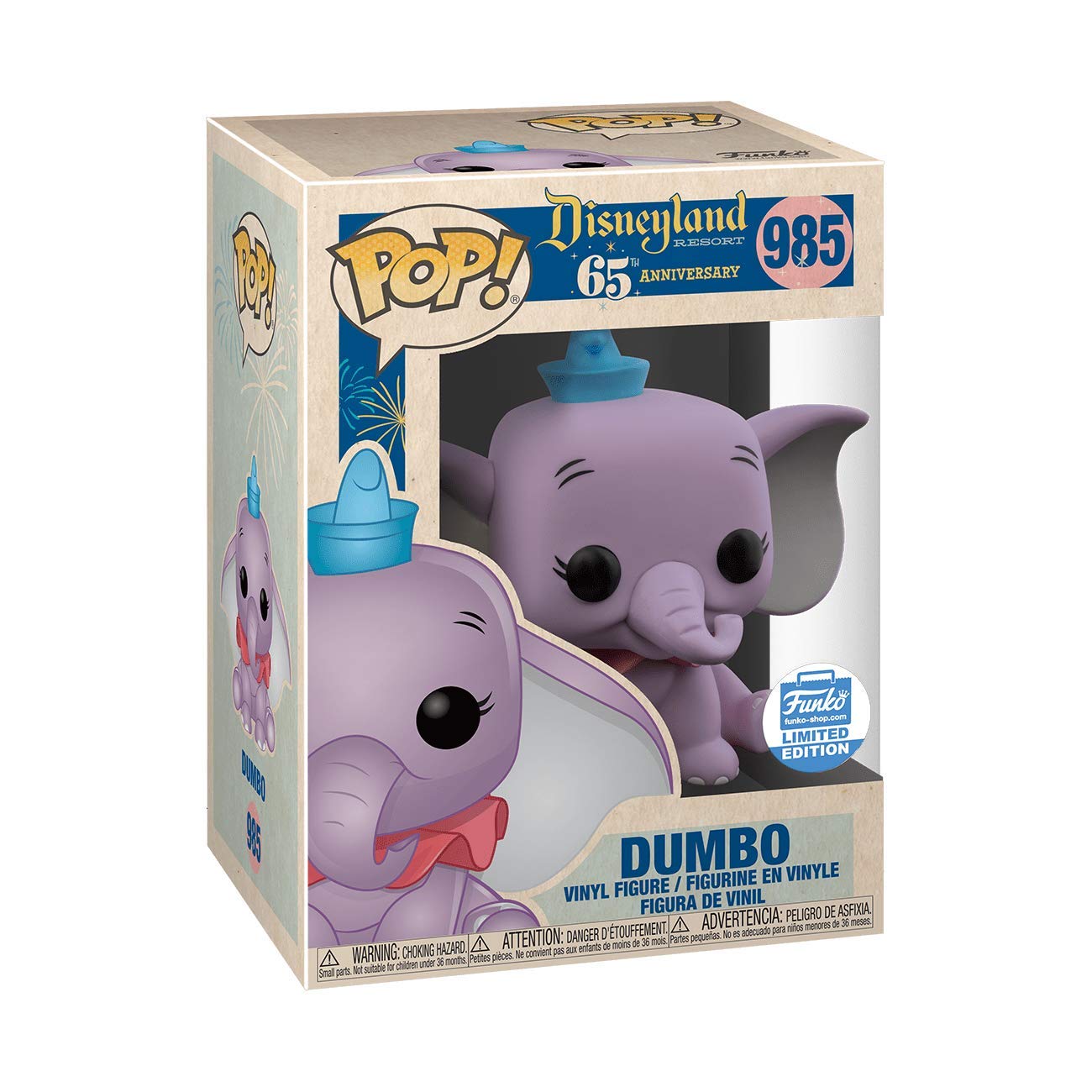 Amazon.com: Funko Pop! Disneyland Resort 65th Anniversary: Dumbo