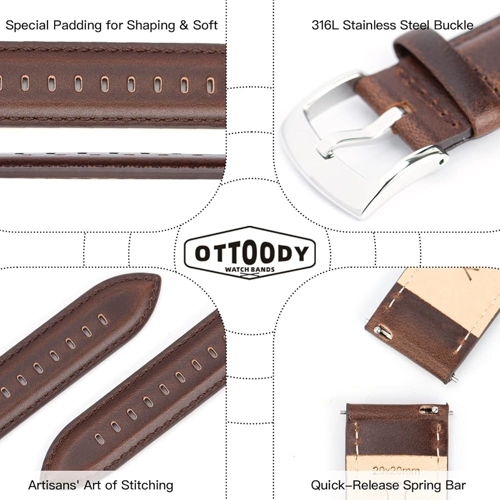 Amazon.co.jp: [OTTOODY] 時計 バンド 時計 ベルト 18mm 20mm