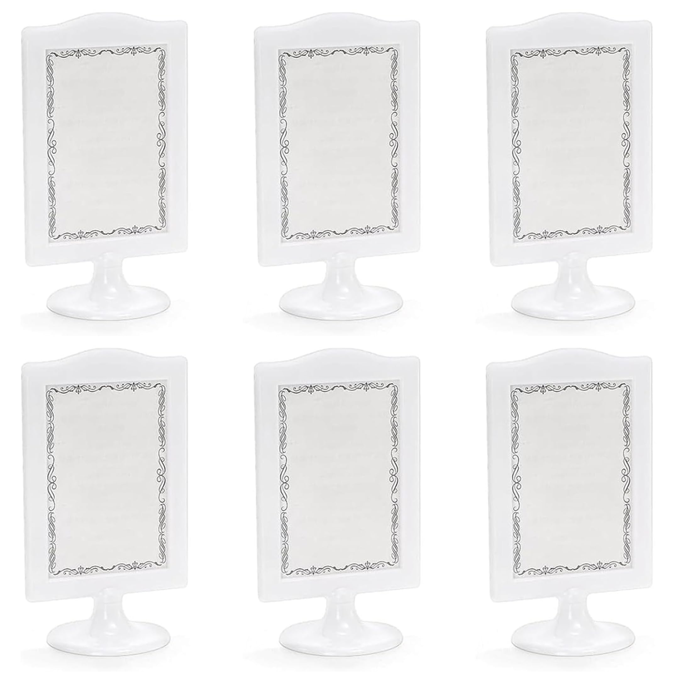 Cadre photo double face blanc de qualité supérieure avec protection intégrée