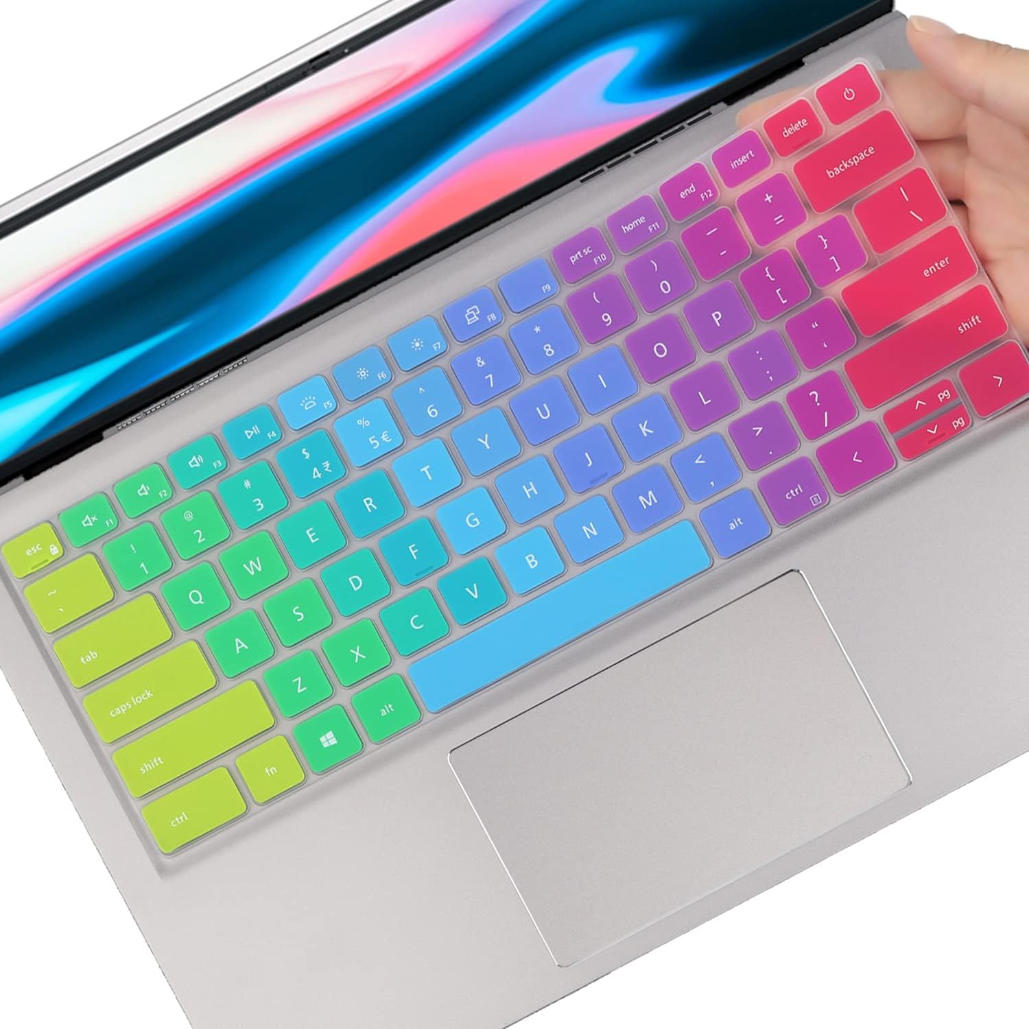 Keyboard Cover for Dell Latitude 3320 3330 3420, Dell Inspiron 13 & Inspiron 14 5000 7000 5310 5410 5415 5418 5420 5425 7415 7420 7425 Inspiron 16 2-in-1 5620 5625 7620(NOT FIT Latitude 5410)