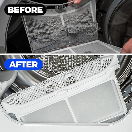 Miniatura 6 de Holikme Kit limpiador de ventilación para secadora, cepillo de fijación de manguera de vacío, negro