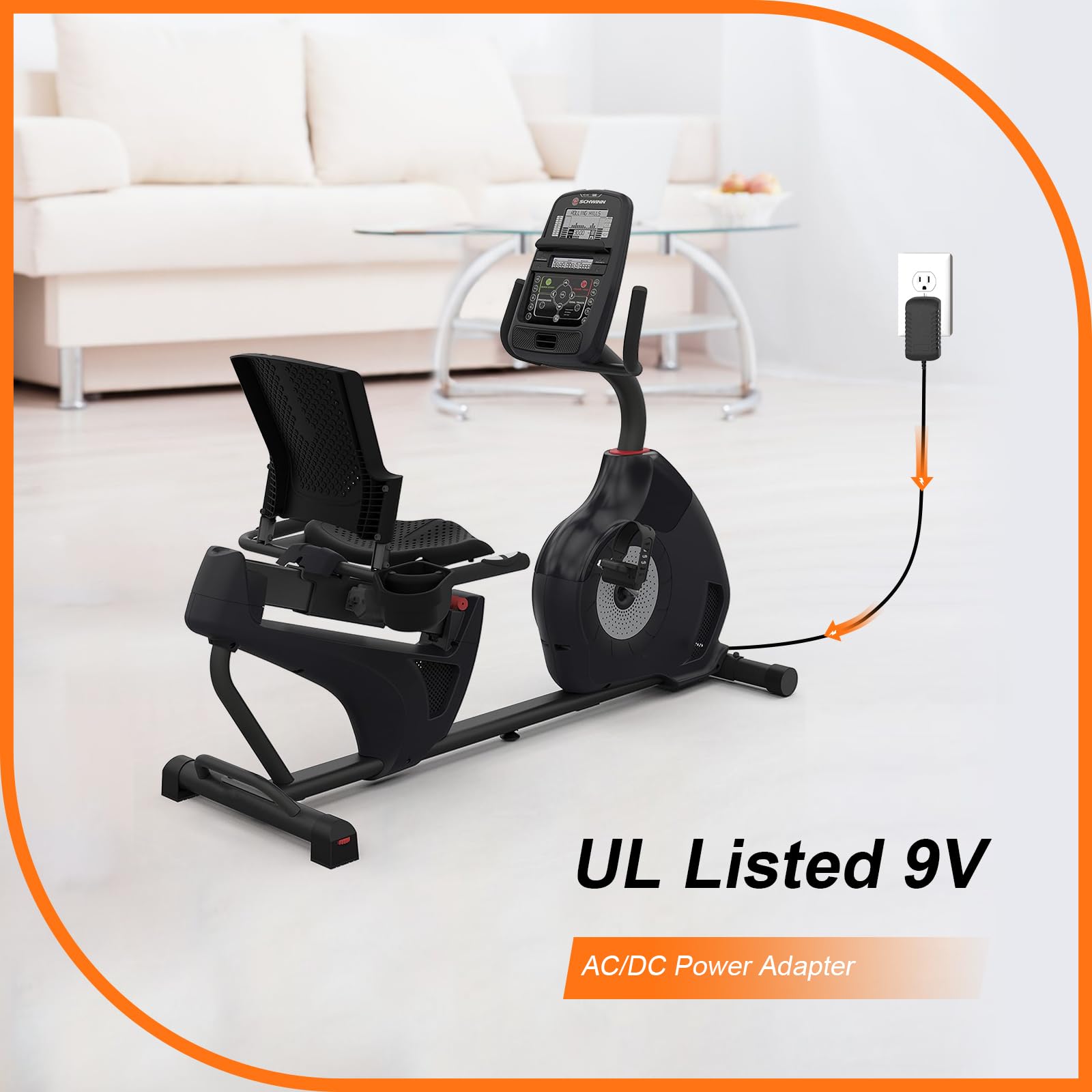 Amazon.com: 9V Power Supply for Schwinn 270 170 430 A10 A20 420 460 101 130  150 202 220 230 240,Compatible Schwinn Exercise Elliptical Recumbent  Upright Trainer Power Cord : Electronics