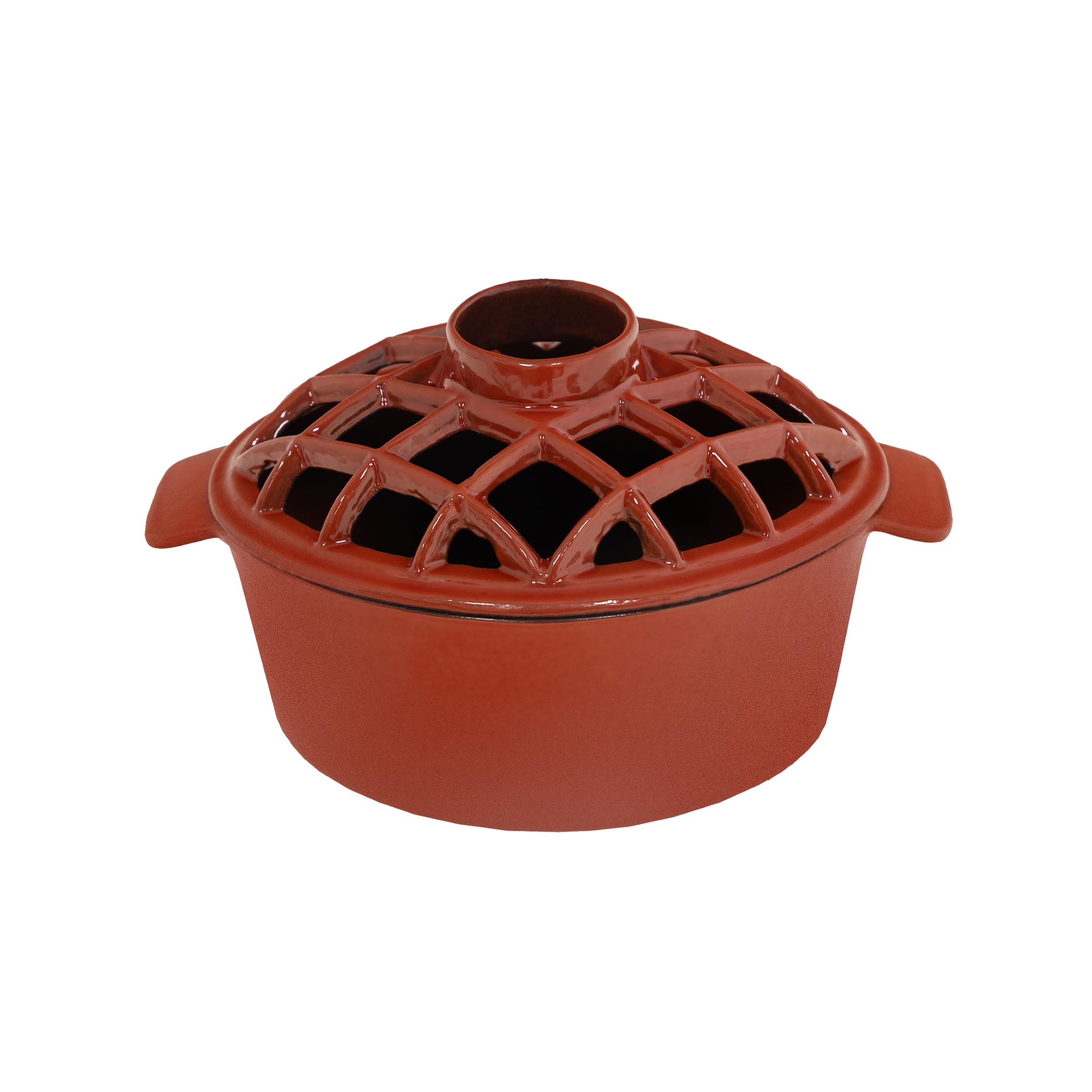Red Lattice Top Steamer — fashion deal