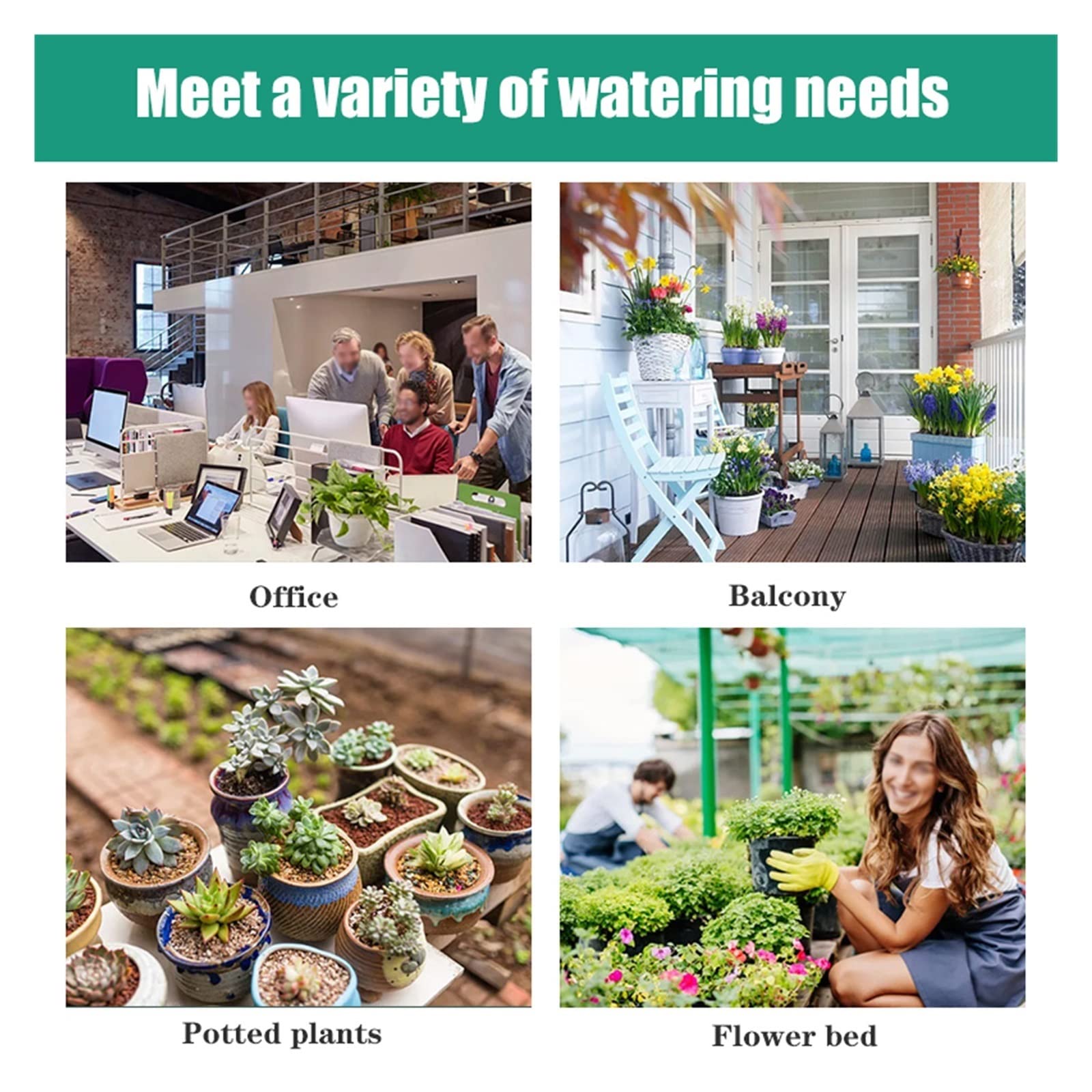 Inteligentny system nawadniania kroplówki roślina szklarnia automatyczna podlewanie Timer Garden Water Controllera Wodakowe urządzenie(15pot Watering kits)